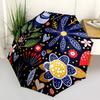 1pc Floral Whimsical Automatic Open/Close Umbrella, Windproof, Folding Compact Umbrella with Lightweight Design for Women/Men073