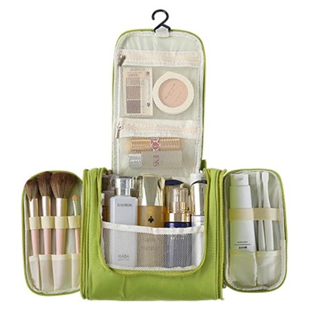 Новая дорожная сумка-органайзер для макияжа, нейлоновая женская косметичка, подвесные дорожные косметички, органайзер для мытья туалетных принадлежностей, сумки для хранения