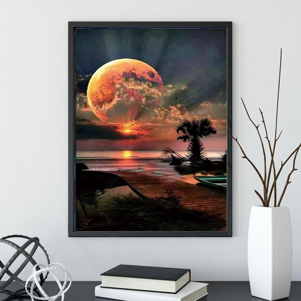 5D Diamond Painting Diy Landscape Can Be Customized Imitation Cross Stitch Set Crafts Round Full Diamond Home Decoration