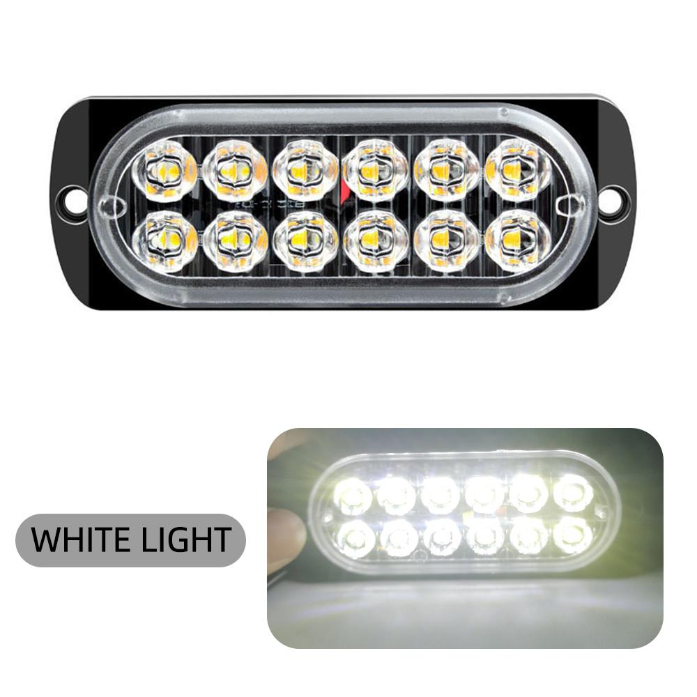 Car Warning Light Car Lights Assembly Car Truck Emergency Side Lamp 12 LED Car-styling Signal Lamp LED Warning Light