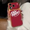 Бренд газированных напитков Dr Pepper Наклейка-обертка Для IPhone17 Pro/17pro Max Наклейка на телефон Кожаная пленка-защита задней панели Полное покрытие