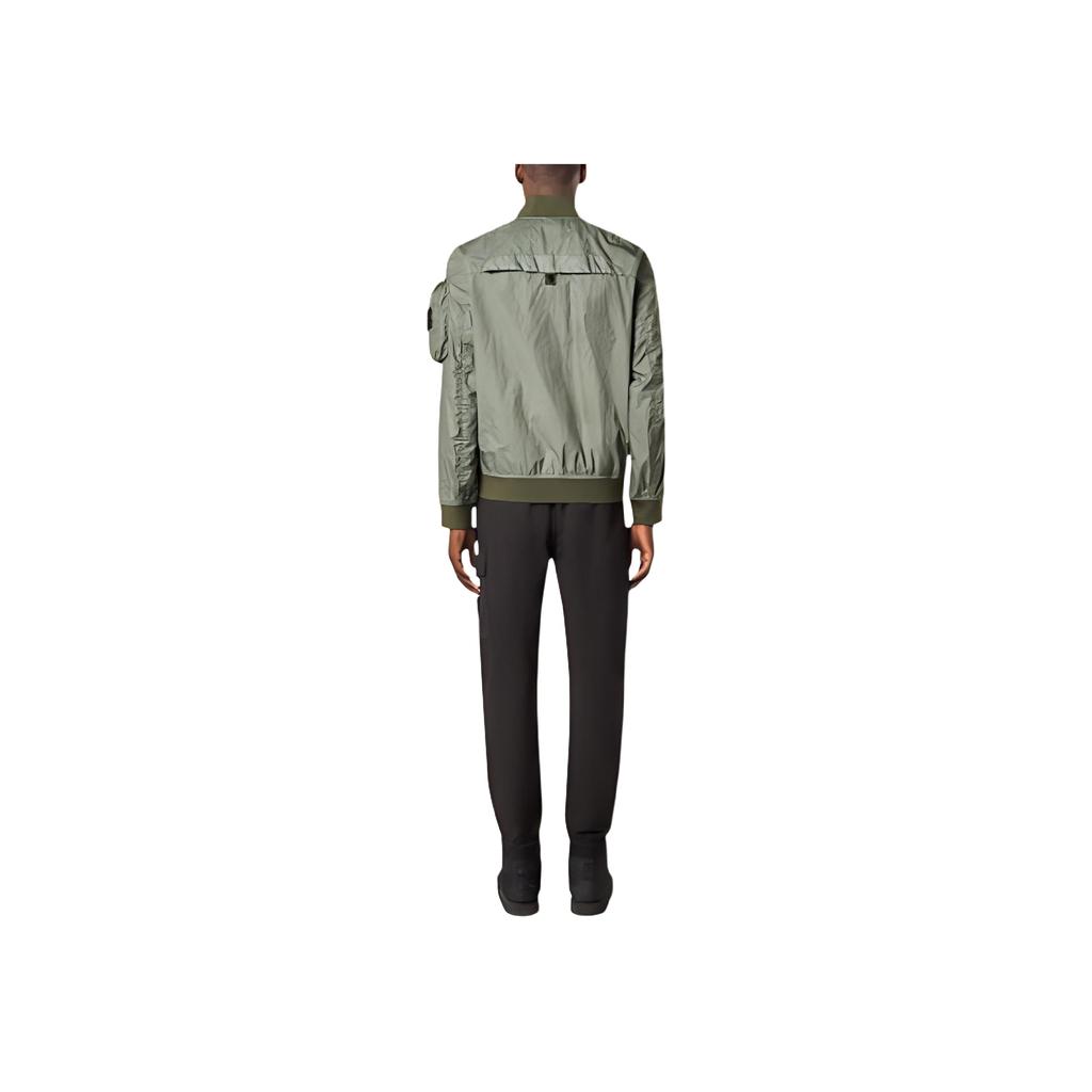 Stone Island Solid Color Baseball Collar Long Sleeve Zipper Pilot Jacket Men jackets Green K1S1541000-04S0A21-V0055