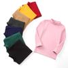 Girls Sweaters Solid Candy Color Boys Sweaters Autumn Wool Baby Girl Bottoming T-shirt Sweater Kids Clothing Girls Pullover