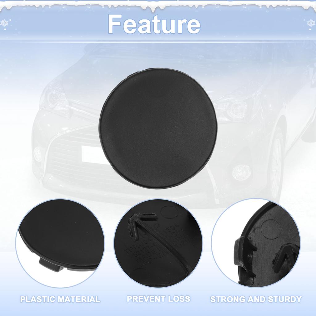 UXCELL Left Front Car Tow Hook Cover Cap for Toyota Prius 2004-2009 No.5212747010C0