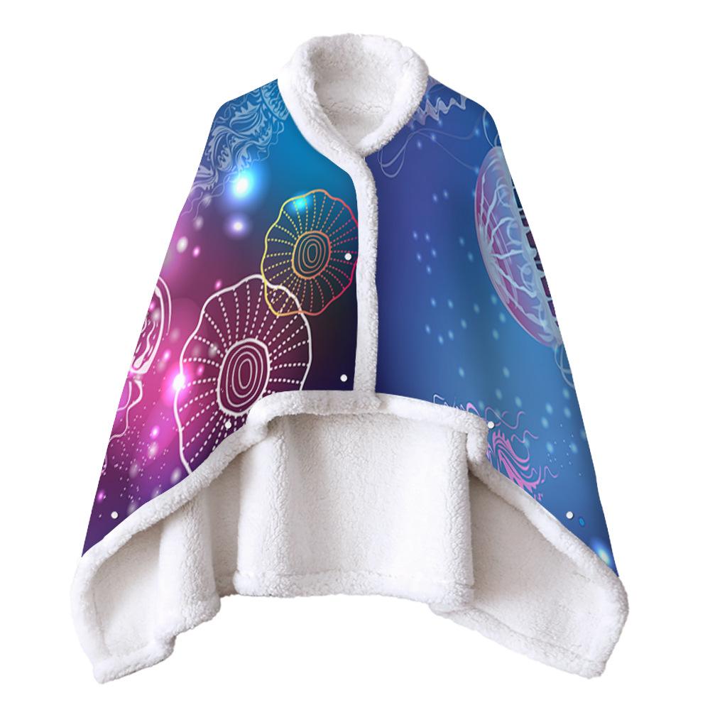 3D фланелевое теплое комфортное легкое волшебное одеяло разных размеров для дома и офиса, путешествия, кровати, дивана, моющееся одеяло