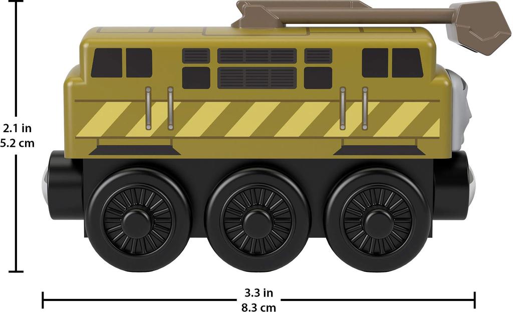 Thomas the Tank Engine Wooden Railway Series Diesel 10 Wooden Toy Vehicle GGG82 (Ages 2+) [SFC Certified]