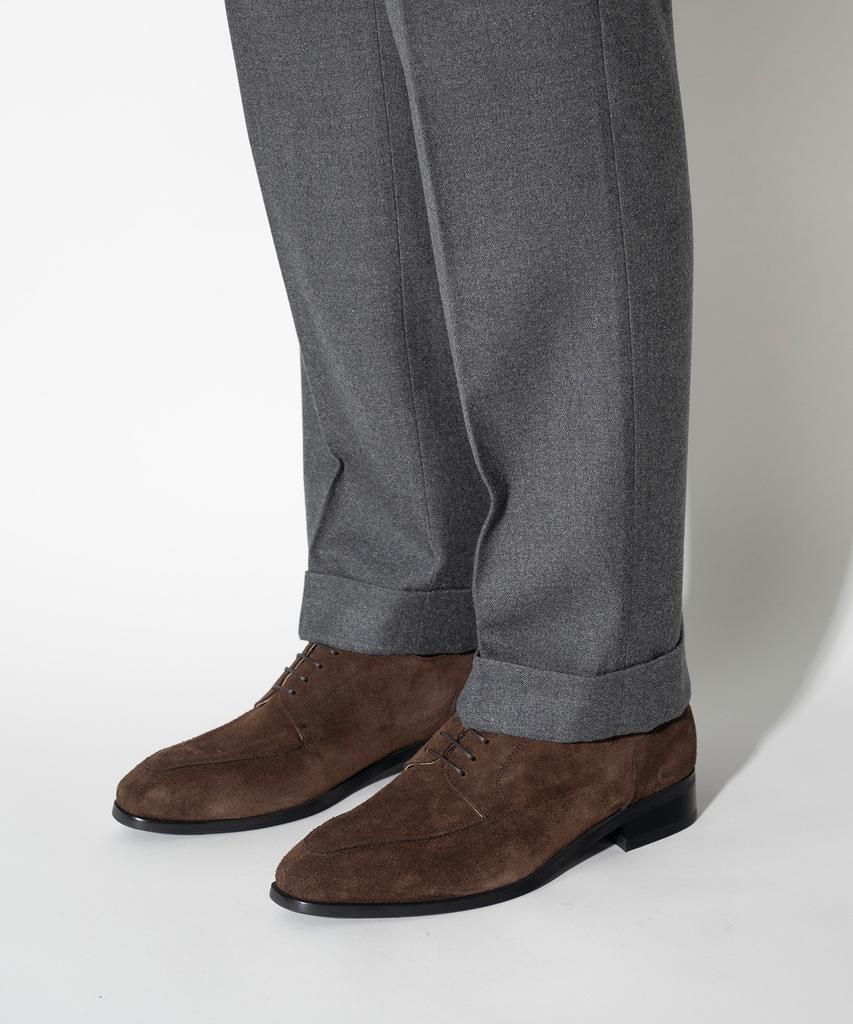 Allclassic Alc1006 Adore Y-Tip Derby Shoes_D.Brown Suede