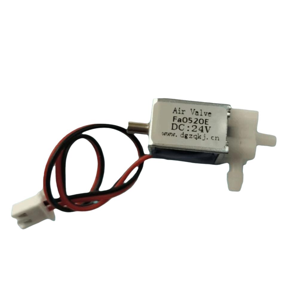 Plastic Mini Electric Solenoid Valve 24V DC Gas Flow Control Valve Micro Air Flow Control Valve