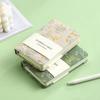 Ultra-Thick A6 Portable Handbook Irregular Embroidery Flower Diary Book Student Notepad  Student