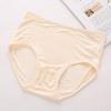 Женские трусики-брифы из шелка Mulberry со средней посадкой — бесшовные, поддерживающие живот, приподнимающие бедра, эластичные трусики