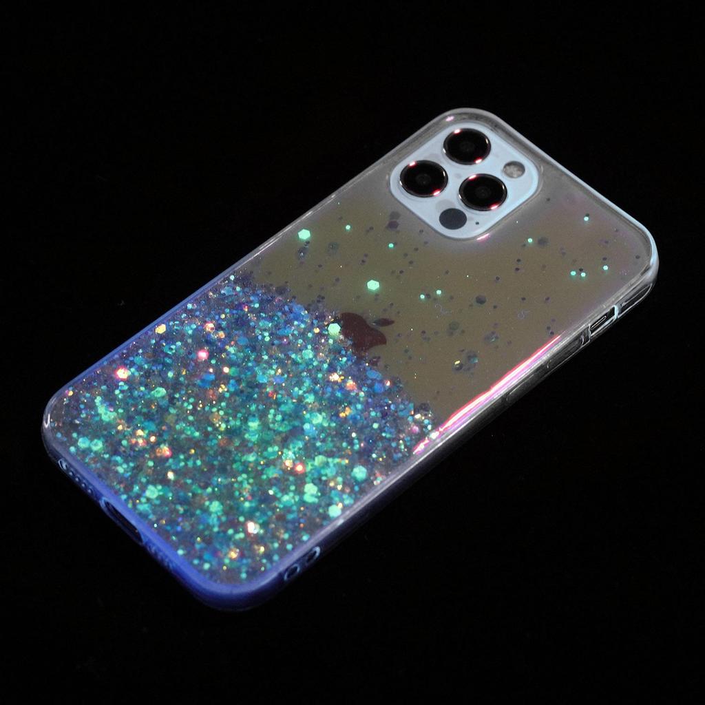 Ночной Свет Светящийся Цвет Звезды Блестки Сияющий Блеск Прозрачный Бампер Чехол Для Телефона Для iPhone 15 14 Pro Max Samsung Galaxy Силиконовый ТПУ Задняя Крышка