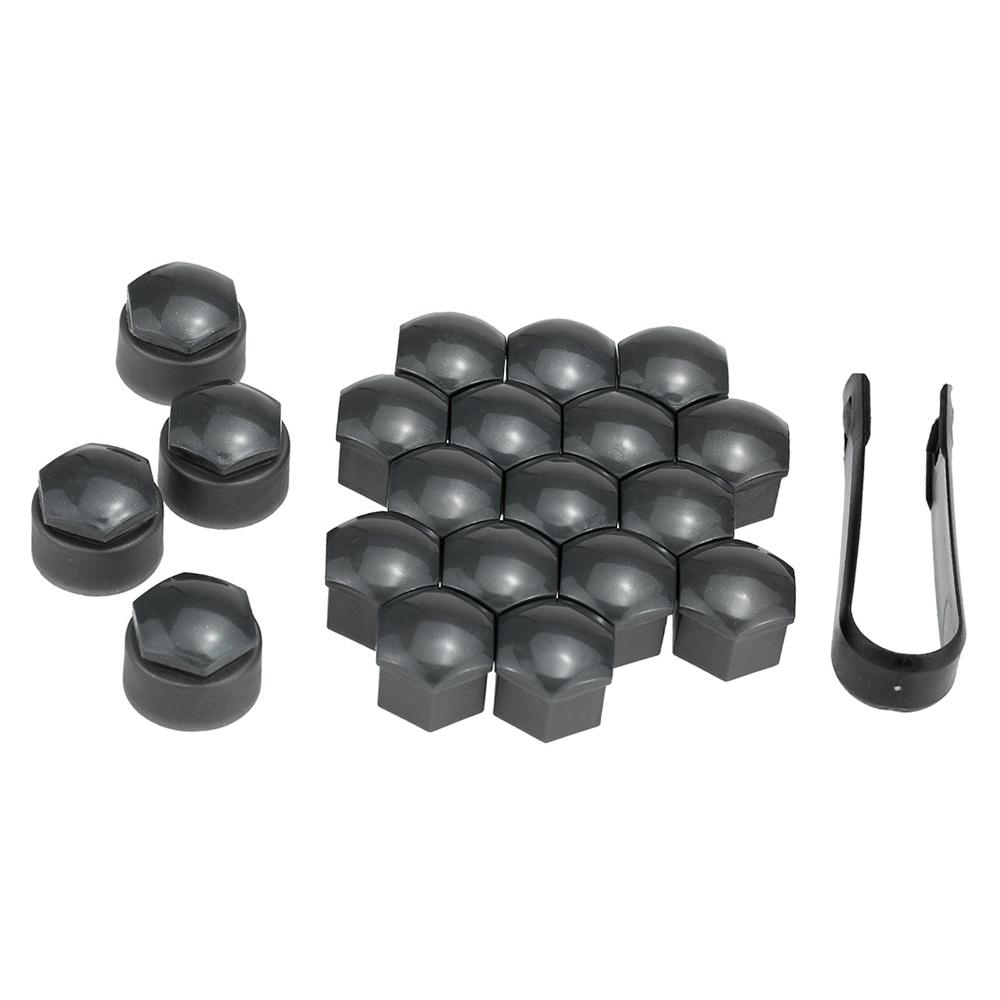 Набор из 16 + 4 шт., универсальные 17 мм автомобильные колпачки для болтов с гайками колес, запорные колпачки