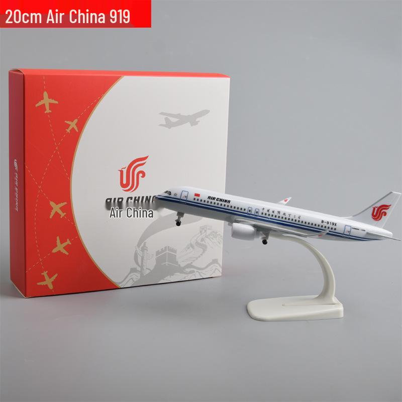 Модель самолета Airbus A380 авиакомпании China Southern Airlines, 18 см, из сплава