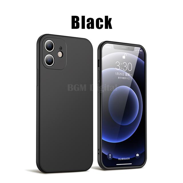 Официальный квадратный жидкий силиконовый чехол для Iphone 12 13 11 Pro Max Mini Xs X Xr 7 8 Plus Se 2, оригинальный тонкий мягкий чехол Candy Coque