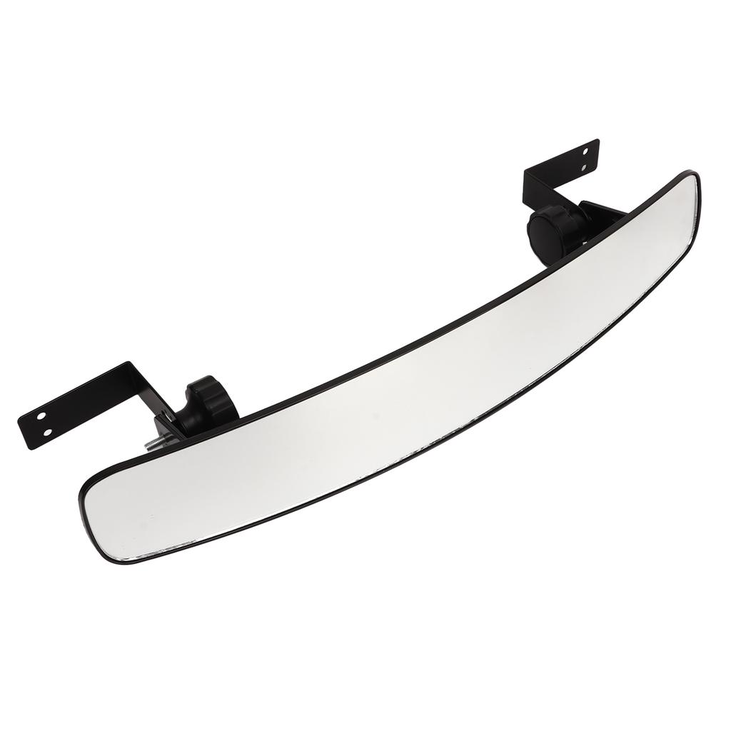 Golf Cart Rear View Mirror Curved Design Wide Clear View Easy to Install Replacement for Club Car