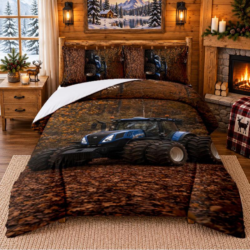 New Holland Pattern Bedding 3Pcs Set Bed Sheet And Pillowcases For Indoor Bedroom