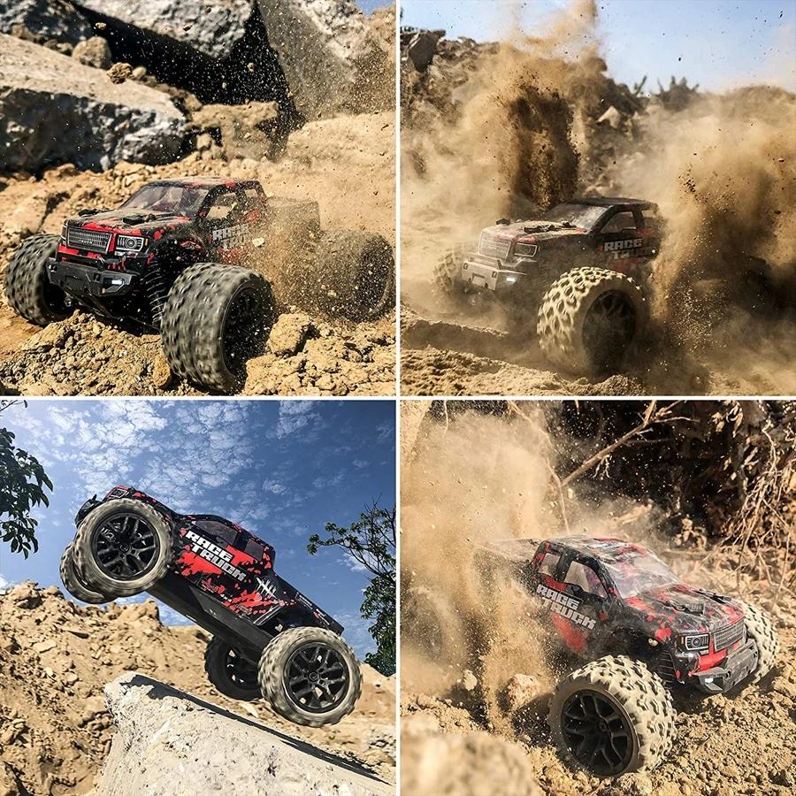 Новый высокоскоростной гоночный внедорожник 4WD RC Car 50 км/ч или 80 км/ч Супер бесщеточный высокоскоростной радио 4x4 Off Road Super Fast Drift Racing RC Truck Vehicle
