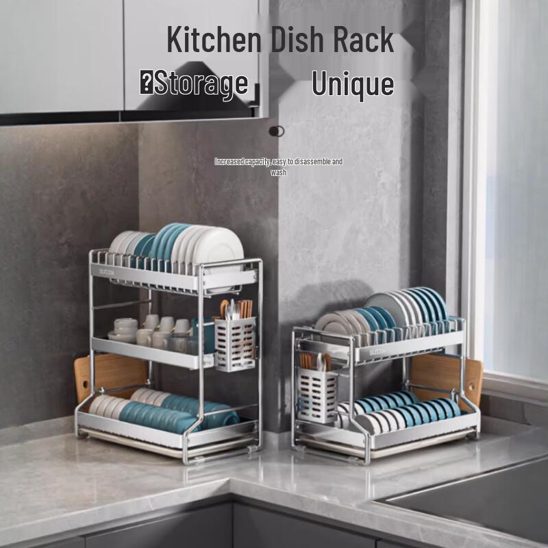 Kitchen Countertop Dish Drying Rack