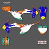 Powerzone Custom Team Decals Stickers Kits for KTM 50 SX SXF 2016 2017 2018 2019 2020 2021 Customized Number 01