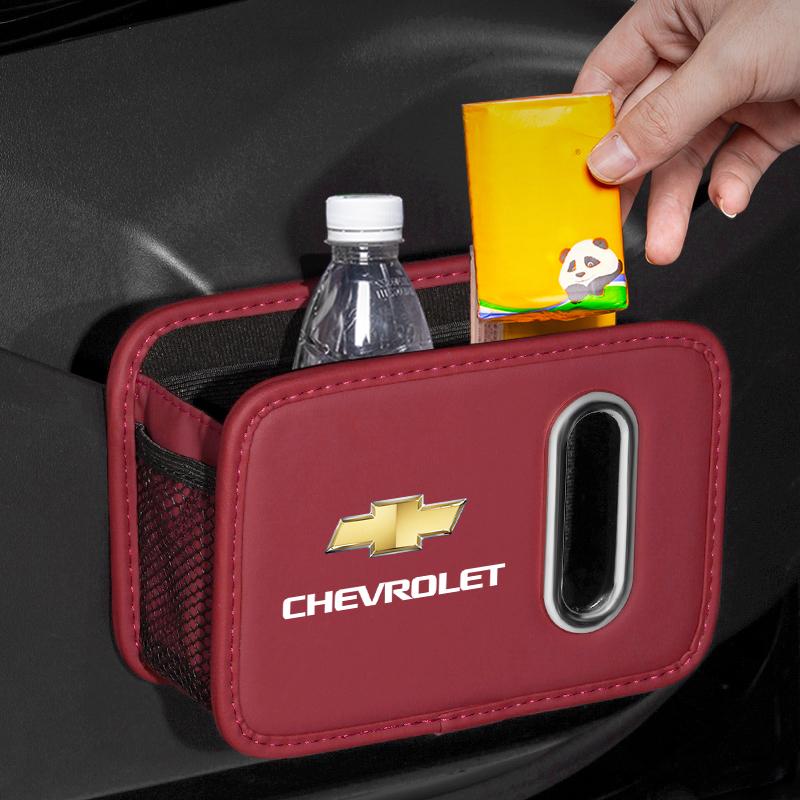 Car Tissue Box Holder Leather Car Door Side Armrest Napkin Case Backseat Bag For Chevrolet Spark Captiva Cruze Tracker Epica Z71