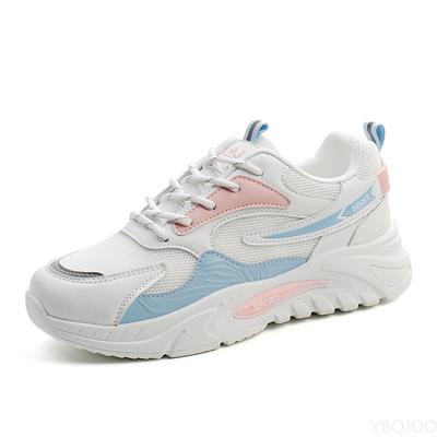 Кроссовки женские толстые подошвы Daddy Shoes толстые подошвы с круглым носком дышащие женские вулканизированные туфли для отдыха