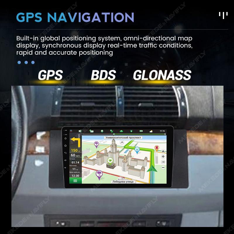 Android автомобильный радиоприемник мультимедиа видеоплеер навигация GPS для BMW 5 E39 E53 X5 1999-2001 2002 2003 2004 2005 2006 2Din головное устройство