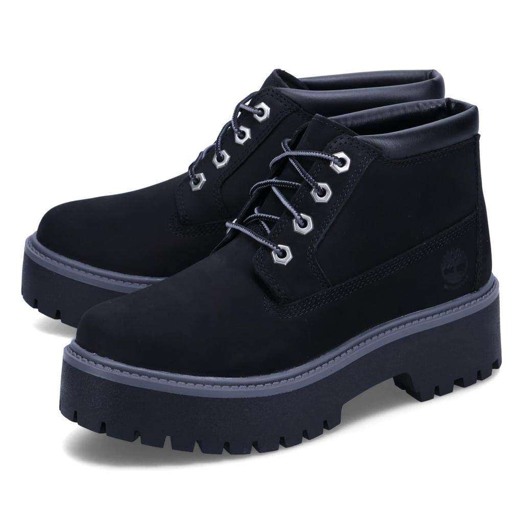 Timberland Boots Chukka Boots Premium Waterproof Platform PREMIUM WP PLATFORM CHUKKA A5REN Black Cm Women's 25.0