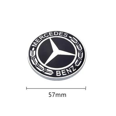 2025 Для автомобиля Mercedes-Benz Металлическая плоская эмблема на капот Передний значок Логотип Наклейка Для Mercedes Benz W212 W213 W205 W177 W247 W176 CLS C