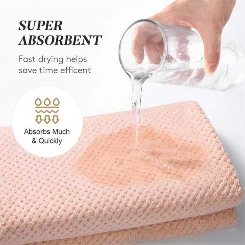 Шапочка для сушки волос из кораллового флиса, быстросохнущее толстое полотенце для использования в отелях и детских ванных комнатах, мягкое впитывающее банное полотенце