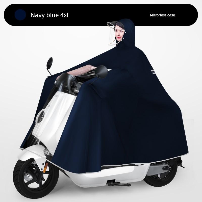 Electric Bike Raincoat Female Adult Outwear Long Full Body Rainproof Thickened Extra Large Battery Car Special Cycling Poncho