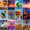 5D DIY Diamond Painting Full Round Drill Craft Kit Diamond Embroidery Balloon Landscape Cross Stitch Mosaic Wall Art Home Decor