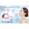 Foldable 7-Color LED Light and Heat Therapy Face Skin Care Beauty Spectrum Device for Salon and Home Use, Large Panel