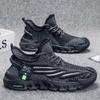 2024 Men Jogging Shoes Outdoor Fashion Mesh Breathable Comfortable Shock-absorption Men's Casual Sneakers Zapatillas De Hombre