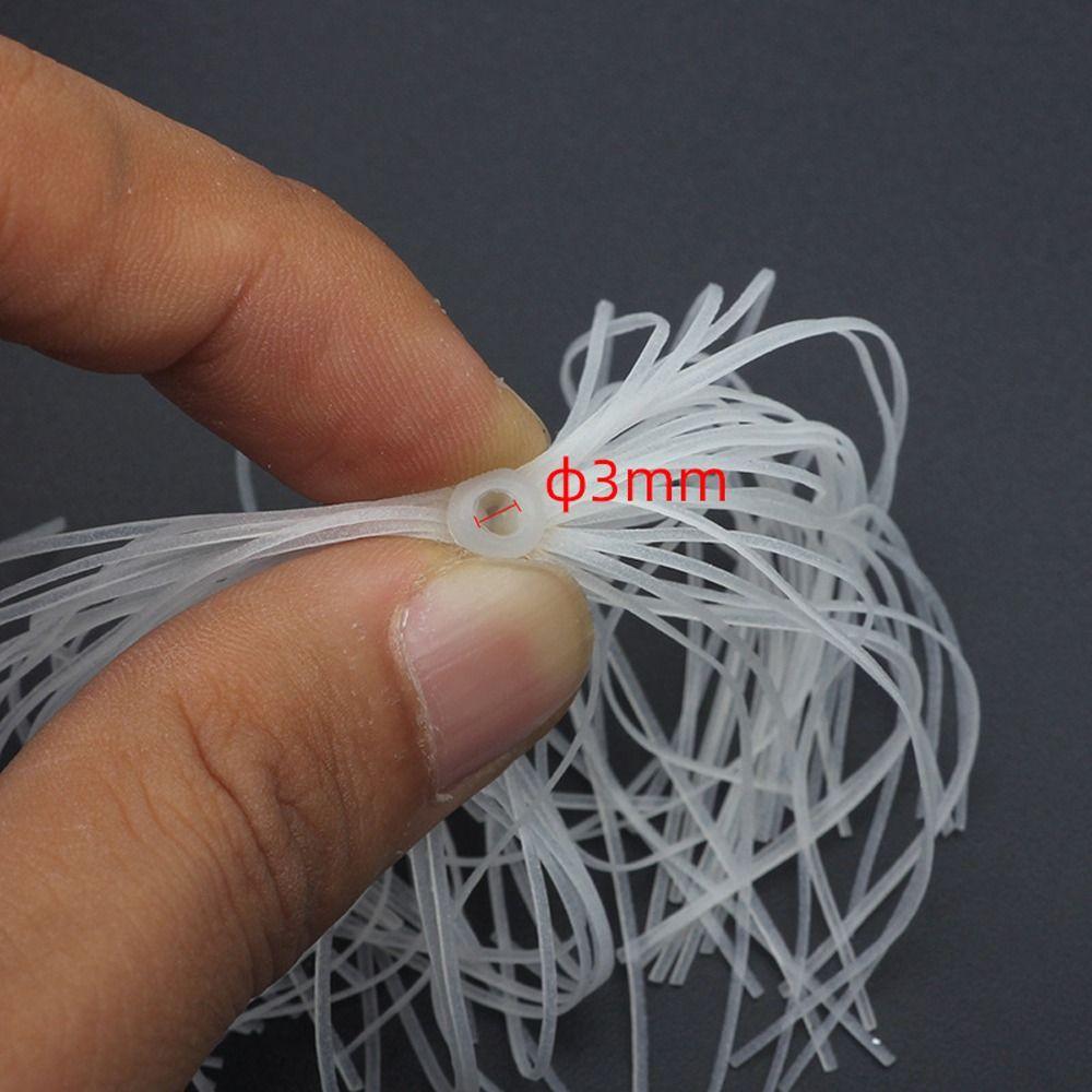 88 Strands Fishing Umbrella Skirts Luminous Silicone Jig Skirts  DIY Spinnerbaits
