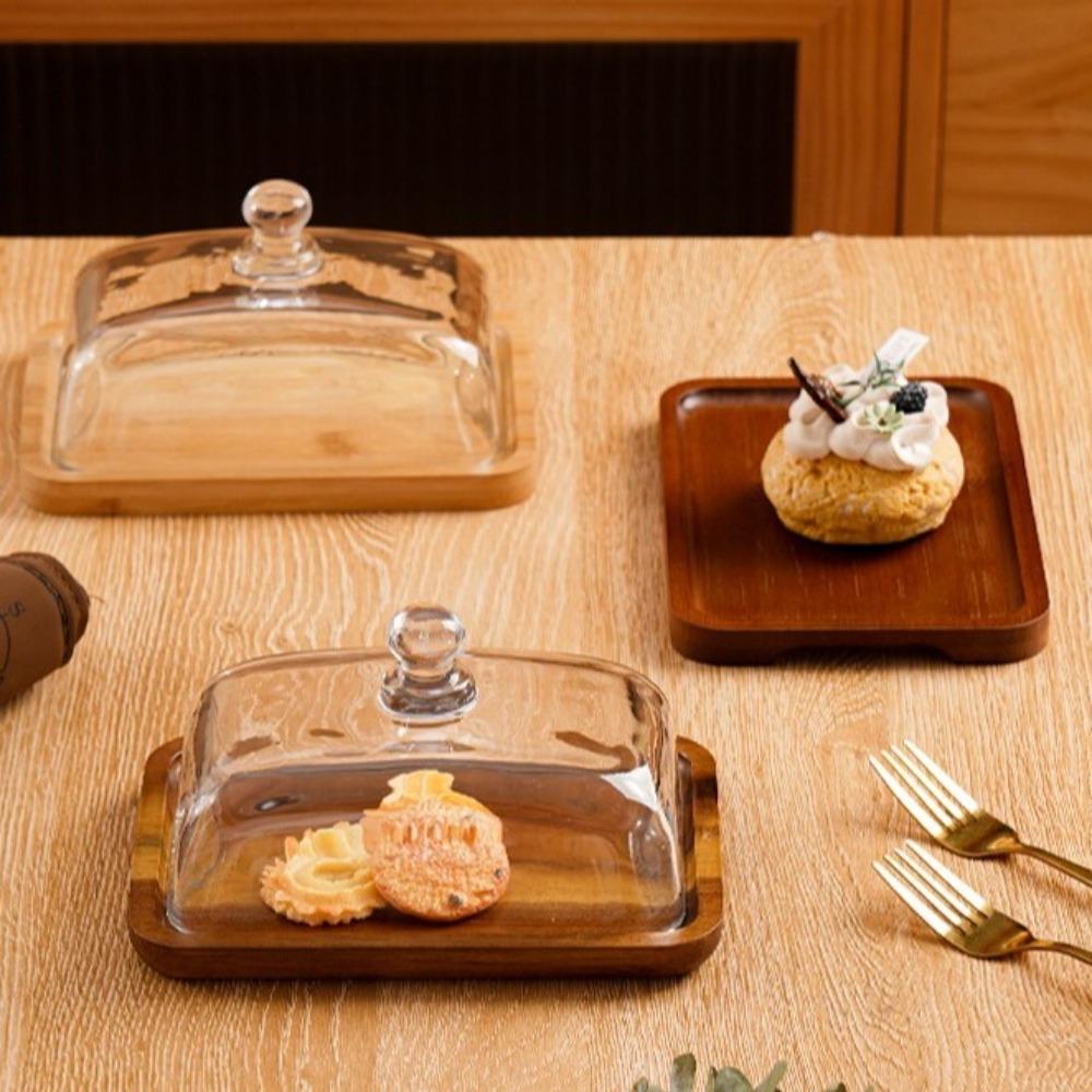 Light Luxury Pastry Stand Rectangular Butter Plates Serving Tray Dessert Plate  Hotels