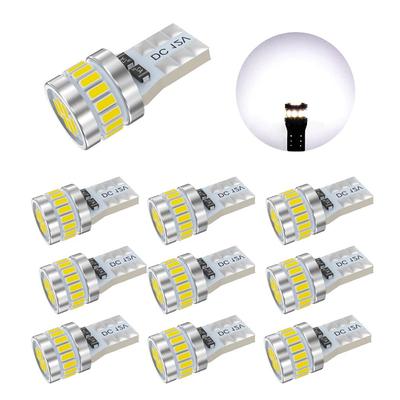 T10 LED Белый Взрывной Свет 10 шт. Встроенный Канселлер, LED T10, Совместимый с Автомобилем