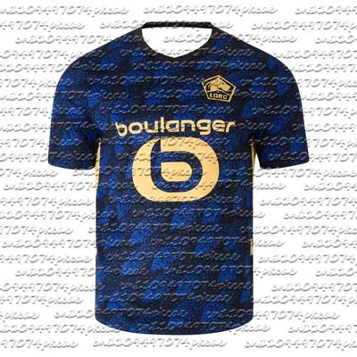 Сезон Новая 3D-печатная футболка-майка футбольного клуба Лилль LOSC для взрослых и детей, дышащая, быстросохнущая, удобная спортивная одежда