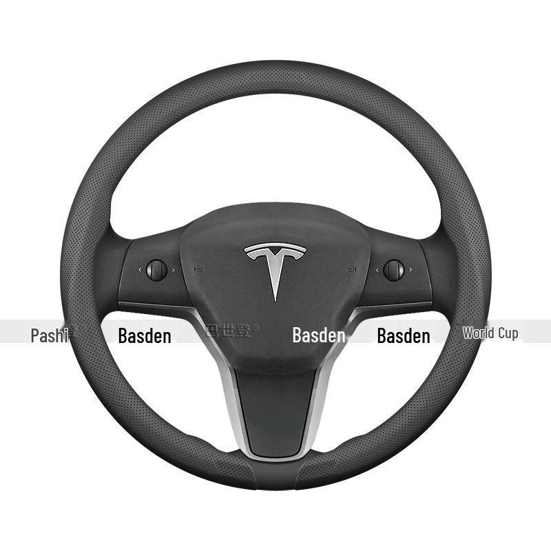Tesla Buckle-Type Steering Wheel Cover for Model Y, Model S, and Updated Model 3