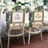 Украшения для свадебных стульев для жениха и невесты, гирлянды для свадебной арки, цветочные украшения, свадебные украшения для приема, свадебная арка