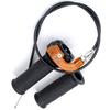 1 Pair New Dirt Bike 49CC 2-Stroke Throttle Hand Grip 3-Level Handlebar W/ Cable