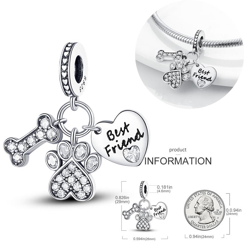 Fashion Trend 925 Silver Travel Airplane Dangle Charms Fit Original  Charm Bracelet DIY Sunflower Butterfly Bead