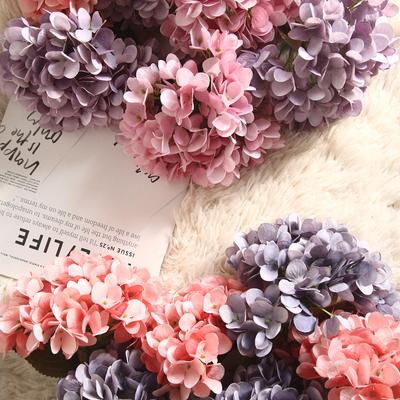 Искусственные цветы гортензии для моделирования, DIY, свадебные цветы, украшение для дома, реквизит для фотосъемки, искусственные цветы