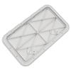 Compartment Access Hatch Plate White Inspection Yacht Cover RV Ship Part White Plastic Watertight Marine Boat Caravan Deck 23.86x13.90""