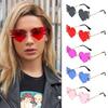 Costume Accessories Fire Heart Shaped Sunglasses Party Favor Eyewear for Women & Men
