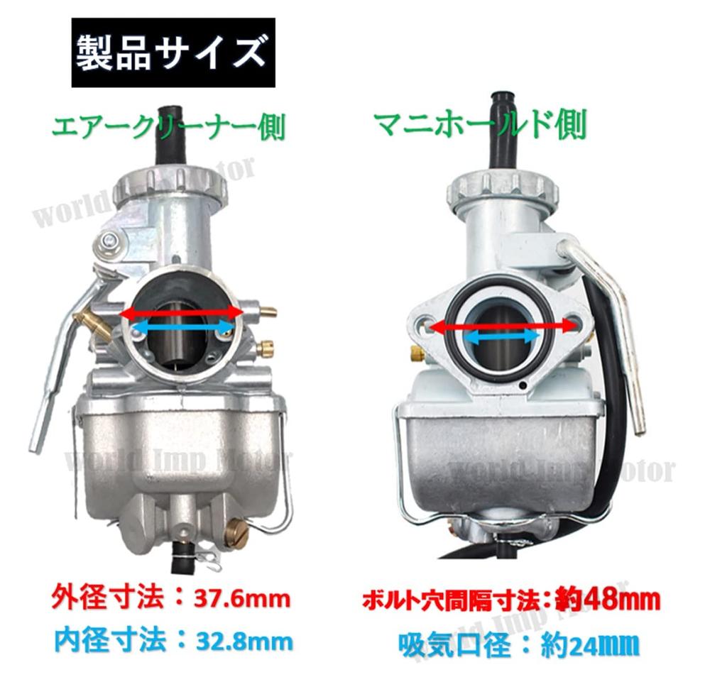Honda PW22 Тип S12B P09 Накладной карбюратор для TLR200 и других мотоциклов Honda. Универсальная, оригинальная, неоригинальная деталь.
