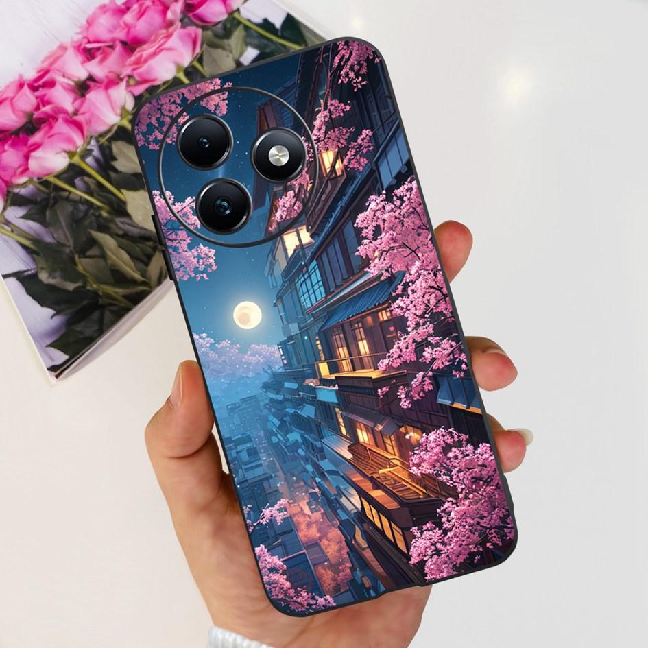 Чехол Для Itel S24 Чехол S667LN Популярный Цветок Бабочка Мягкий Силикон Ударопрочный Чехол Для Телефона Для Itel S24 2024 Бампер S 24 Funda