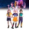 Демон K-pop Охотники Руми Мира Зои Детский Косплей Костюм Платье Хэллоуин Вечеринка