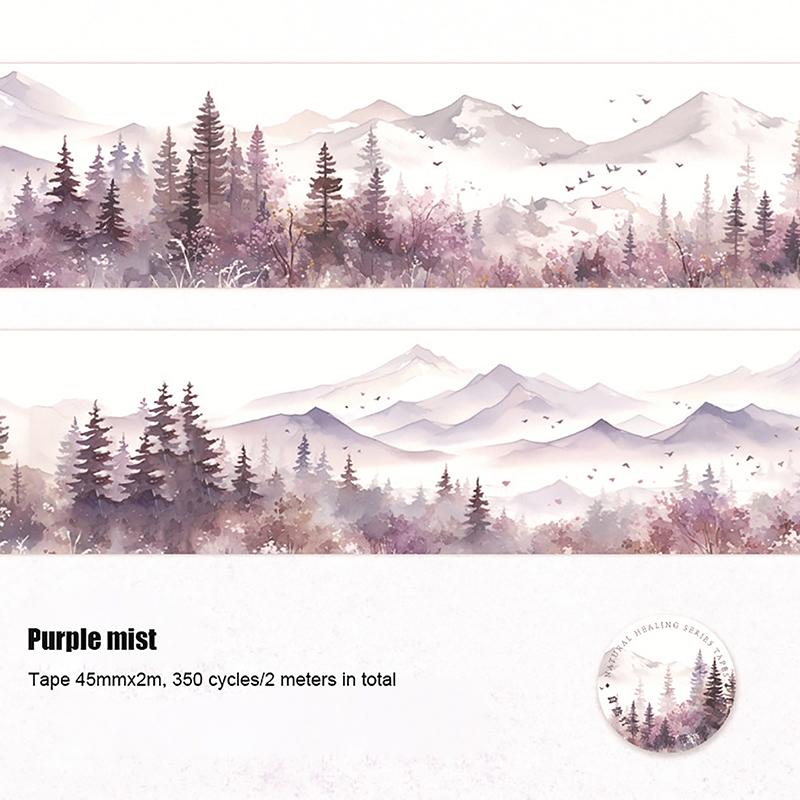 Мультяшные декоративные клейкие ленты Натуральная серия заживления Наклейки из клейкой ленты для животных Креативные самодельные декоративные клейкие ленты