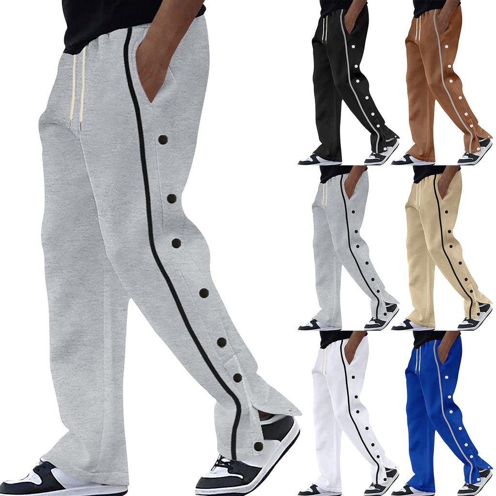 Men's Overalls Drawstring Multi Pocket Casual Pants Hiking Pants Cotton Twill Pants