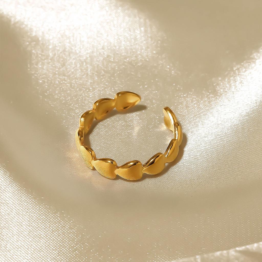 Модное женское кольцо из 1 части Женское кольцо Металлическое кольцо Глянцевое кольцо Металлическое кольцо Праздничный подарок